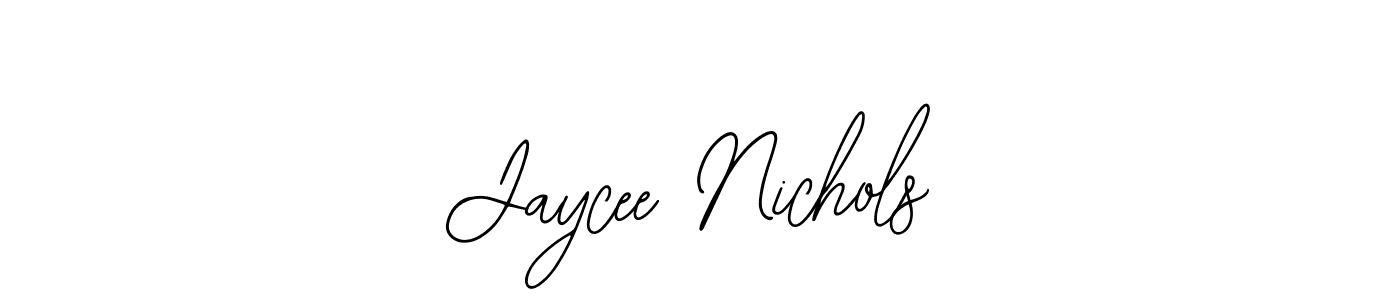 Jaycee Nichols stylish signature style. Best Handwritten Sign (Bearetta-2O07w) for my name. Handwritten Signature Collection Ideas for my name Jaycee Nichols. Jaycee Nichols signature style 12 images and pictures png