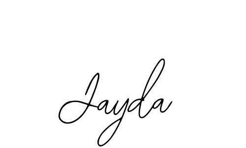 You should practise on your own different ways (Bearetta-2O07w) to write your name (Jayda) in signature. don't let someone else do it for you. Jayda signature style 12 images and pictures png