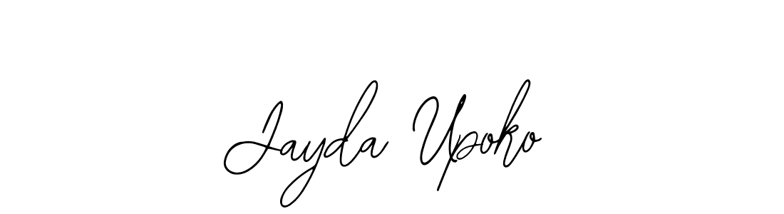 This is the best signature style for the Jayda Upoko name. Also you like these signature font (Bearetta-2O07w). Mix name signature. Jayda Upoko signature style 12 images and pictures png