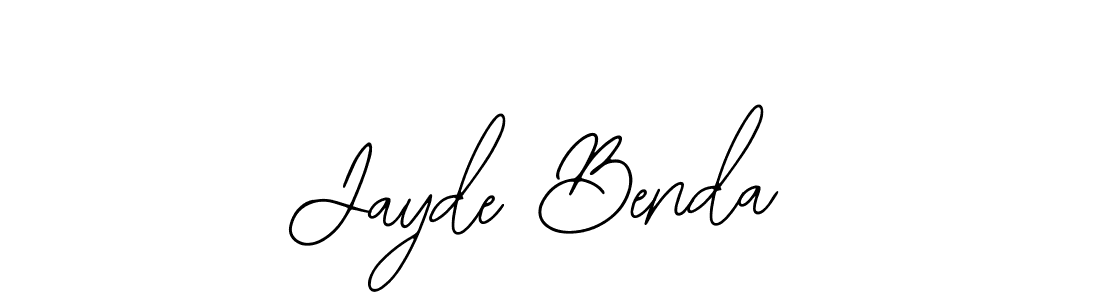 Bearetta-2O07w is a professional signature style that is perfect for those who want to add a touch of class to their signature. It is also a great choice for those who want to make their signature more unique. Get Jayde Benda name to fancy signature for free. Jayde Benda signature style 12 images and pictures png