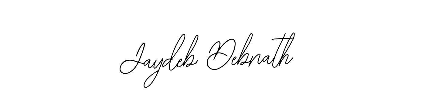 You should practise on your own different ways (Bearetta-2O07w) to write your name (Jaydeb Debnath) in signature. don't let someone else do it for you. Jaydeb Debnath signature style 12 images and pictures png