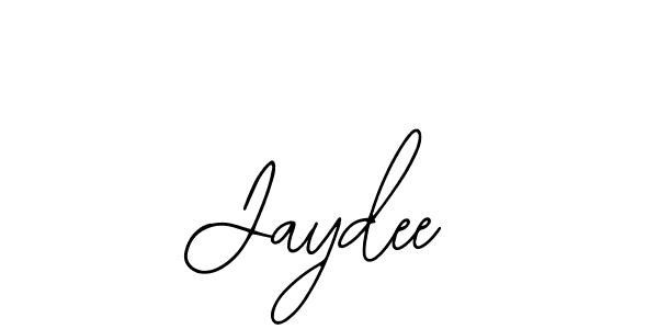 Use a signature maker to create a handwritten signature online. With this signature software, you can design (Bearetta-2O07w) your own signature for name Jaydee. Jaydee signature style 12 images and pictures png