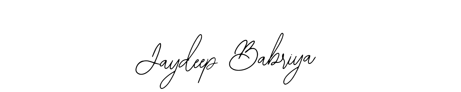 Create a beautiful signature design for name Jaydeep Babriya. With this signature (Bearetta-2O07w) fonts, you can make a handwritten signature for free. Jaydeep Babriya signature style 12 images and pictures png