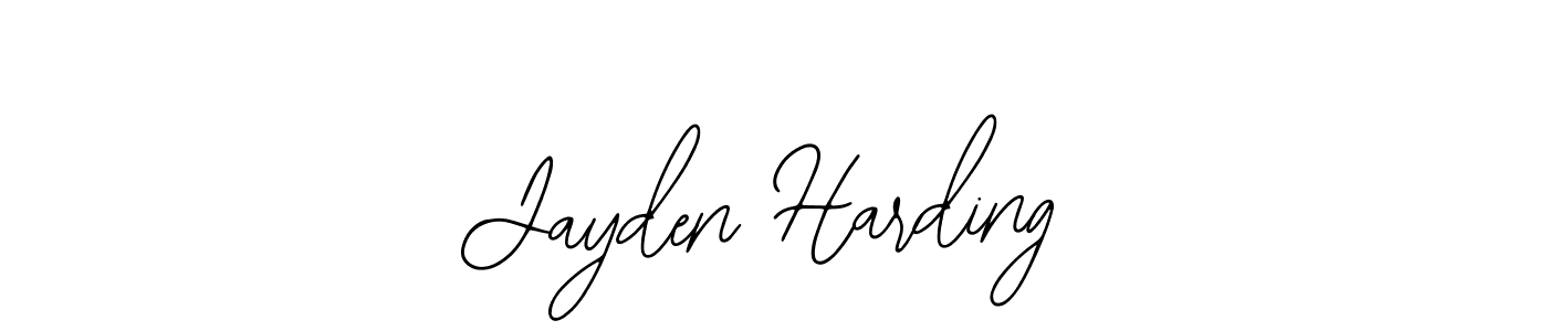 The best way (Bearetta-2O07w) to make a short signature is to pick only two or three words in your name. The name Jayden Harding include a total of six letters. For converting this name. Jayden Harding signature style 12 images and pictures png