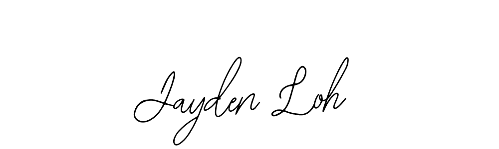 Similarly Bearetta-2O07w is the best handwritten signature design. Signature creator online .You can use it as an online autograph creator for name Jayden Loh. Jayden Loh signature style 12 images and pictures png