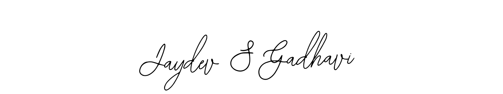 How to make Jaydev S Gadhavi signature? Bearetta-2O07w is a professional autograph style. Create handwritten signature for Jaydev S Gadhavi name. Jaydev S Gadhavi signature style 12 images and pictures png
