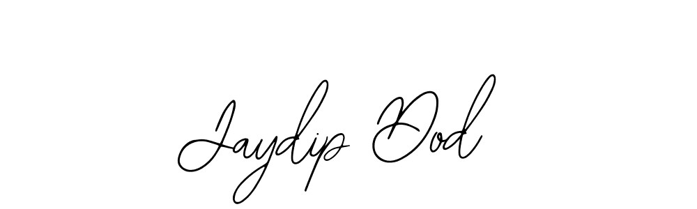 How to make Jaydip Dod name signature. Use Bearetta-2O07w style for creating short signs online. This is the latest handwritten sign. Jaydip Dod signature style 12 images and pictures png