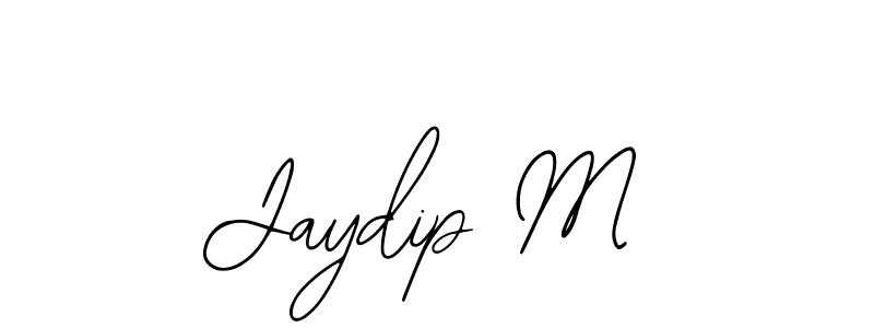 How to make Jaydip M signature? Bearetta-2O07w is a professional autograph style. Create handwritten signature for Jaydip M name. Jaydip M signature style 12 images and pictures png