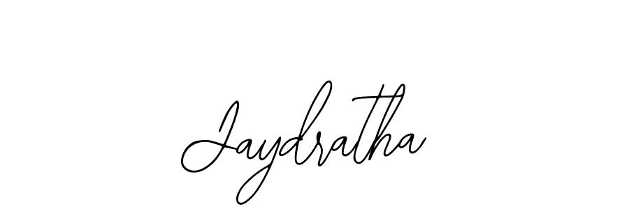 Design your own signature with our free online signature maker. With this signature software, you can create a handwritten (Bearetta-2O07w) signature for name Jaydratha. Jaydratha signature style 12 images and pictures png