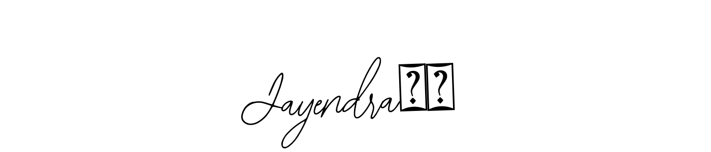 Design your own signature with our free online signature maker. With this signature software, you can create a handwritten (Bearetta-2O07w) signature for name Jayendra❤️. Jayendra❤️ signature style 12 images and pictures png