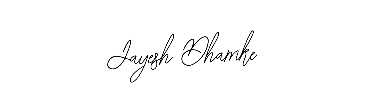 Use a signature maker to create a handwritten signature online. With this signature software, you can design (Bearetta-2O07w) your own signature for name Jayesh Dhamke. Jayesh Dhamke signature style 12 images and pictures png
