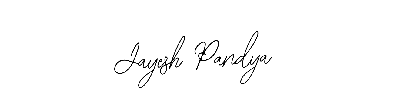 How to make Jayesh Pandya name signature. Use Bearetta-2O07w style for creating short signs online. This is the latest handwritten sign. Jayesh Pandya signature style 12 images and pictures png