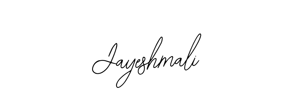 The best way (Bearetta-2O07w) to make a short signature is to pick only two or three words in your name. The name Jayeshmali include a total of six letters. For converting this name. Jayeshmali signature style 12 images and pictures png