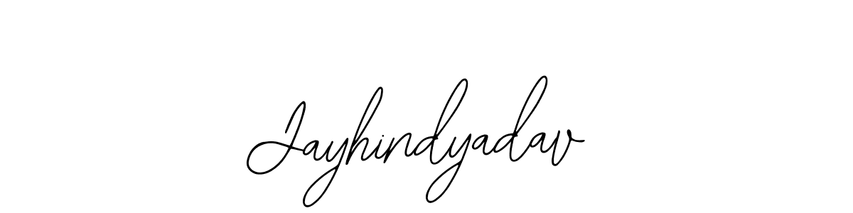 How to make Jayhindyadav signature? Bearetta-2O07w is a professional autograph style. Create handwritten signature for Jayhindyadav name. Jayhindyadav signature style 12 images and pictures png