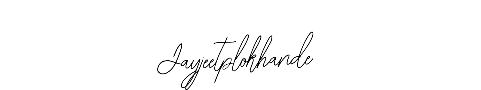 Make a short Jayjeetplokhande signature style. Manage your documents anywhere anytime using Bearetta-2O07w. Create and add eSignatures, submit forms, share and send files easily. Jayjeetplokhande signature style 12 images and pictures png