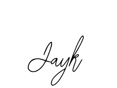 You should practise on your own different ways (Bearetta-2O07w) to write your name (Jayk) in signature. don't let someone else do it for you. Jayk signature style 12 images and pictures png