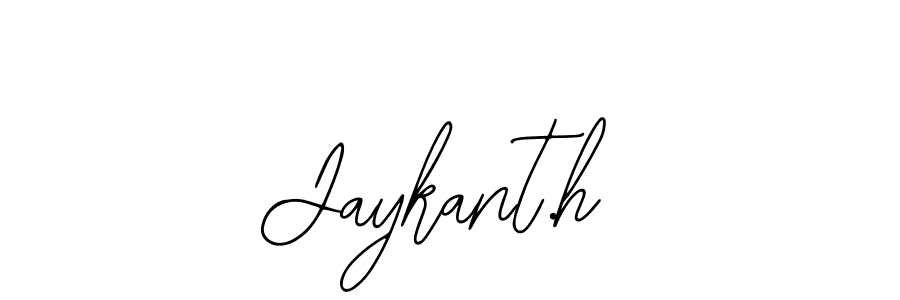 Make a beautiful signature design for name Jaykant.h. With this signature (Bearetta-2O07w) style, you can create a handwritten signature for free. Jaykant.h signature style 12 images and pictures png