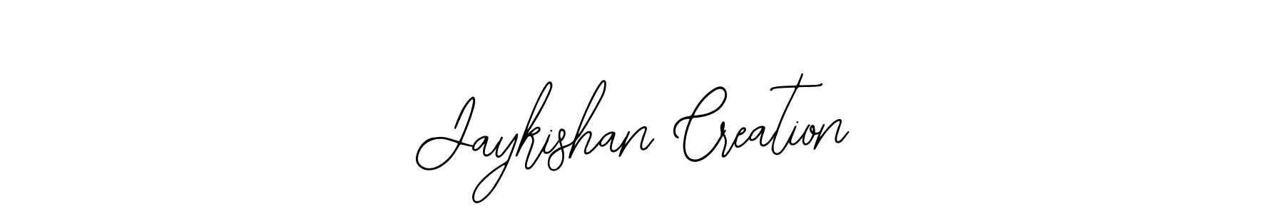 You should practise on your own different ways (Bearetta-2O07w) to write your name (Jaykishan Creation) in signature. don't let someone else do it for you. Jaykishan Creation signature style 12 images and pictures png