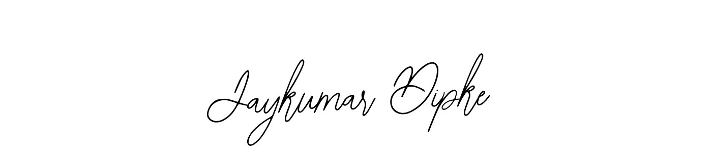 How to make Jaykumar Dipke name signature. Use Bearetta-2O07w style for creating short signs online. This is the latest handwritten sign. Jaykumar Dipke signature style 12 images and pictures png