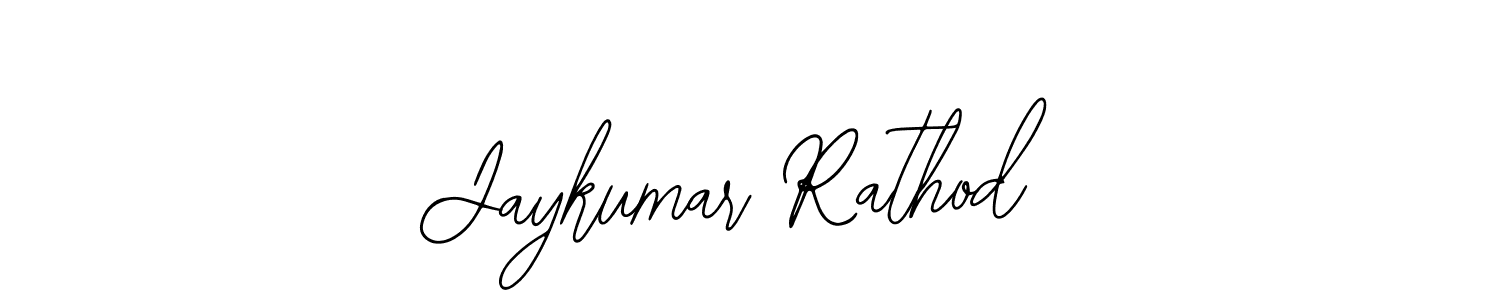 The best way (Bearetta-2O07w) to make a short signature is to pick only two or three words in your name. The name Jaykumar Rathod include a total of six letters. For converting this name. Jaykumar Rathod signature style 12 images and pictures png
