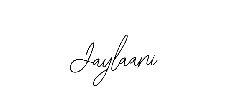 Use a signature maker to create a handwritten signature online. With this signature software, you can design (Bearetta-2O07w) your own signature for name Jaylaani. Jaylaani signature style 12 images and pictures png