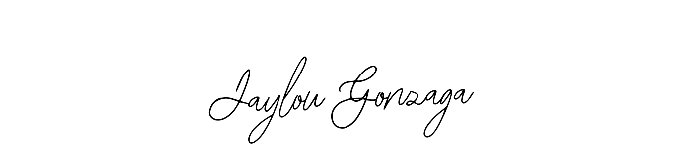Use a signature maker to create a handwritten signature online. With this signature software, you can design (Bearetta-2O07w) your own signature for name Jaylou Gonzaga. Jaylou Gonzaga signature style 12 images and pictures png
