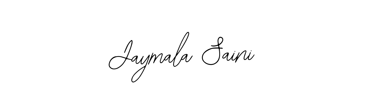 Use a signature maker to create a handwritten signature online. With this signature software, you can design (Bearetta-2O07w) your own signature for name Jaymala Saini. Jaymala Saini signature style 12 images and pictures png