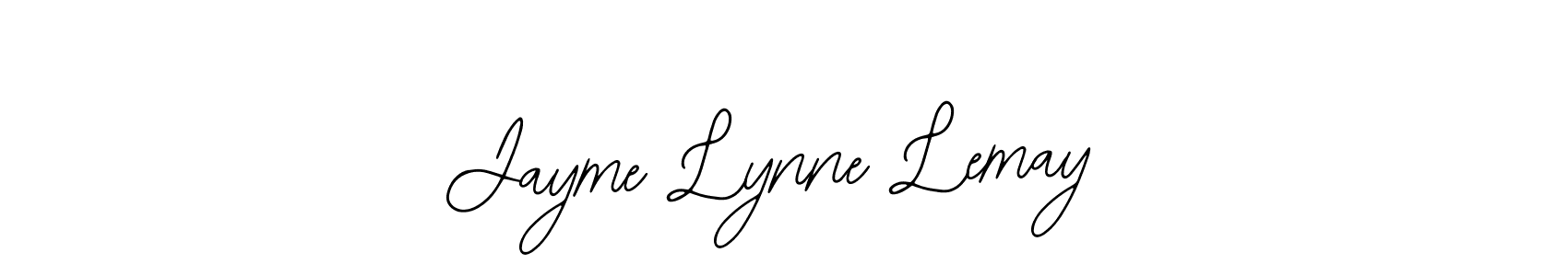 Bearetta-2O07w is a professional signature style that is perfect for those who want to add a touch of class to their signature. It is also a great choice for those who want to make their signature more unique. Get Jayme Lynne Lemay name to fancy signature for free. Jayme Lynne Lemay signature style 12 images and pictures png