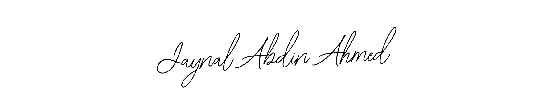 if you are searching for the best signature style for your name Jaynal Abdin Ahmed. so please give up your signature search. here we have designed multiple signature styles  using Bearetta-2O07w. Jaynal Abdin Ahmed signature style 12 images and pictures png