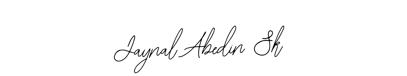 How to make Jaynal Abedin Sk name signature. Use Bearetta-2O07w style for creating short signs online. This is the latest handwritten sign. Jaynal Abedin Sk signature style 12 images and pictures png