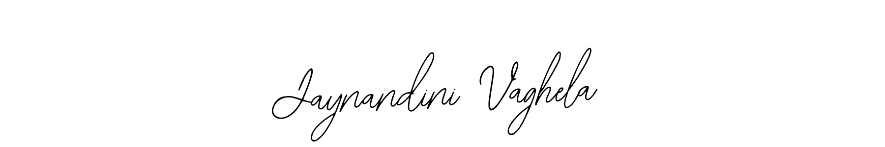 Design your own signature with our free online signature maker. With this signature software, you can create a handwritten (Bearetta-2O07w) signature for name Jaynandini Vaghela. Jaynandini Vaghela signature style 12 images and pictures png