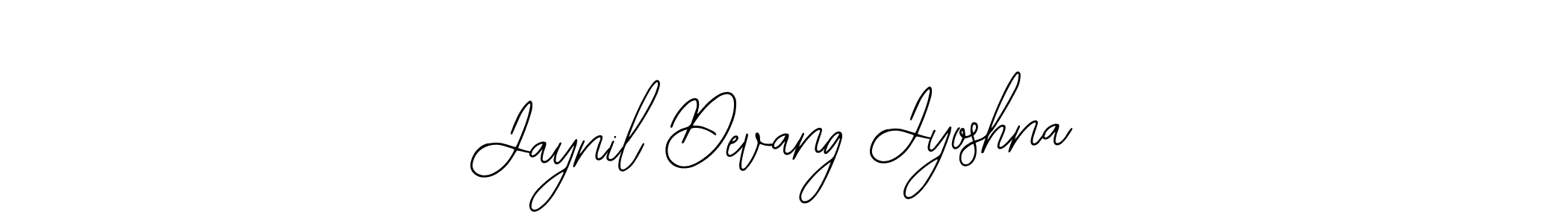 Also we have Jaynil Devang Jyoshna name is the best signature style. Create professional handwritten signature collection using Bearetta-2O07w autograph style. Jaynil Devang Jyoshna signature style 12 images and pictures png