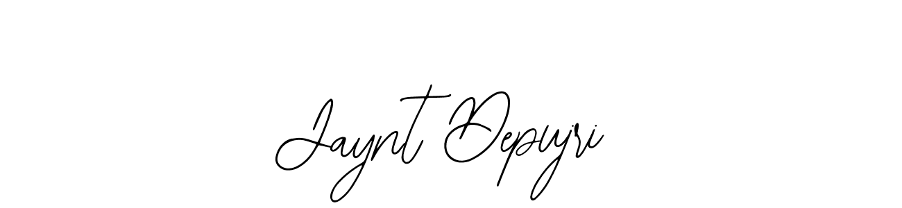 How to make Jaynt Depujri name signature. Use Bearetta-2O07w style for creating short signs online. This is the latest handwritten sign. Jaynt Depujri signature style 12 images and pictures png