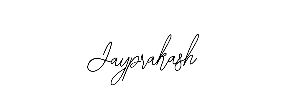 How to make Jayprakash name signature. Use Bearetta-2O07w style for creating short signs online. This is the latest handwritten sign. Jayprakash signature style 12 images and pictures png