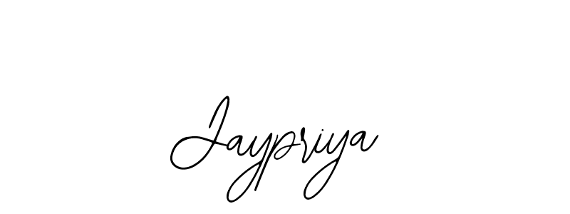 Also we have Jaypriya name is the best signature style. Create professional handwritten signature collection using Bearetta-2O07w autograph style. Jaypriya signature style 12 images and pictures png