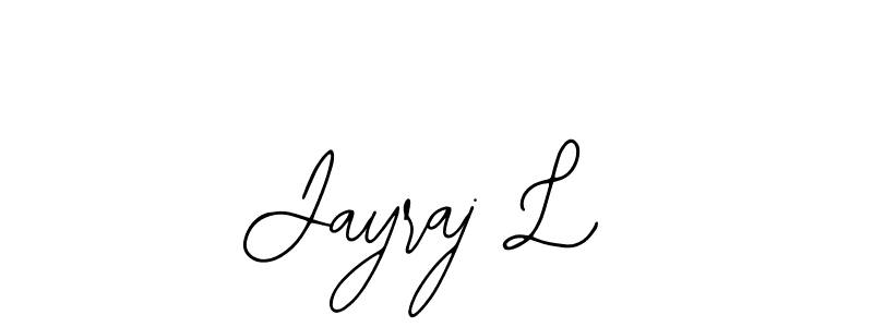 Also we have Jayraj L name is the best signature style. Create professional handwritten signature collection using Bearetta-2O07w autograph style. Jayraj L signature style 12 images and pictures png