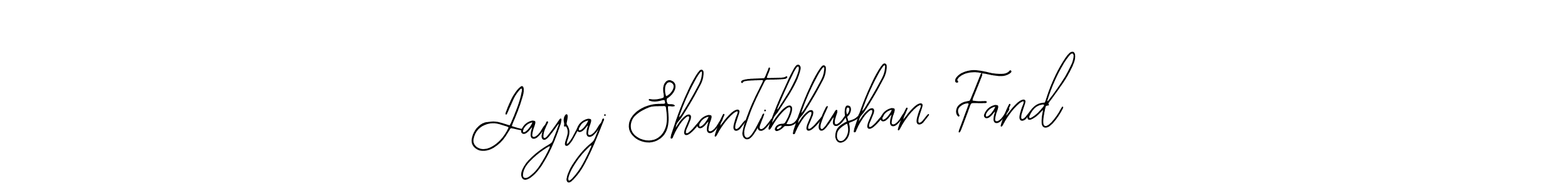 Design your own signature with our free online signature maker. With this signature software, you can create a handwritten (Bearetta-2O07w) signature for name Jayraj Shantibhushan Fand. Jayraj Shantibhushan Fand signature style 12 images and pictures png