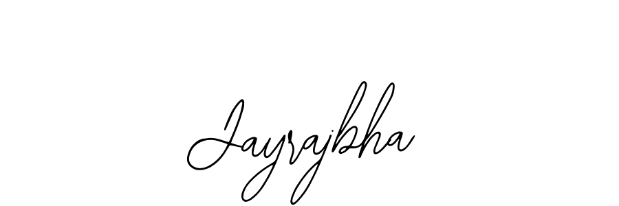 How to make Jayrajbha name signature. Use Bearetta-2O07w style for creating short signs online. This is the latest handwritten sign. Jayrajbha signature style 12 images and pictures png