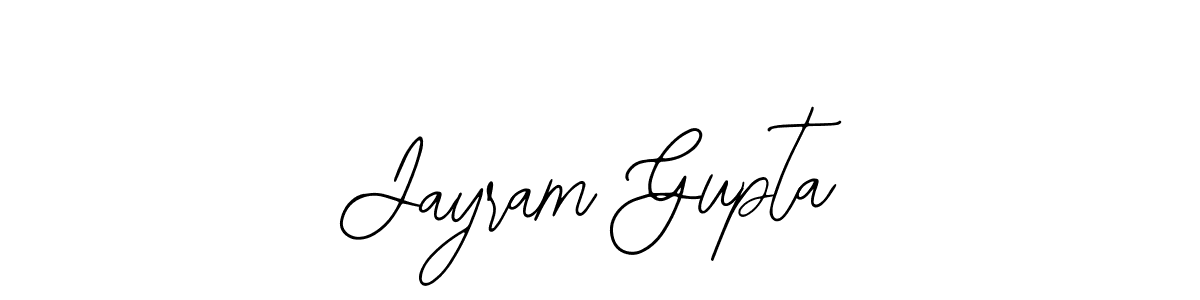 How to make Jayram Gupta name signature. Use Bearetta-2O07w style for creating short signs online. This is the latest handwritten sign. Jayram Gupta signature style 12 images and pictures png