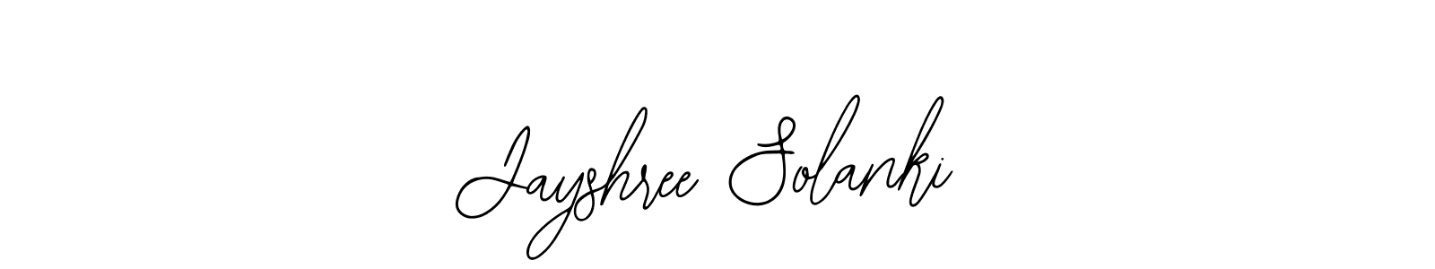 How to make Jayshree Solanki signature? Bearetta-2O07w is a professional autograph style. Create handwritten signature for Jayshree Solanki name. Jayshree Solanki signature style 12 images and pictures png