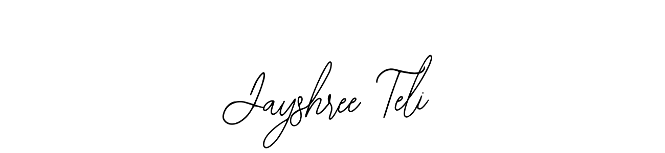Create a beautiful signature design for name Jayshree Teli. With this signature (Bearetta-2O07w) fonts, you can make a handwritten signature for free. Jayshree Teli signature style 12 images and pictures png