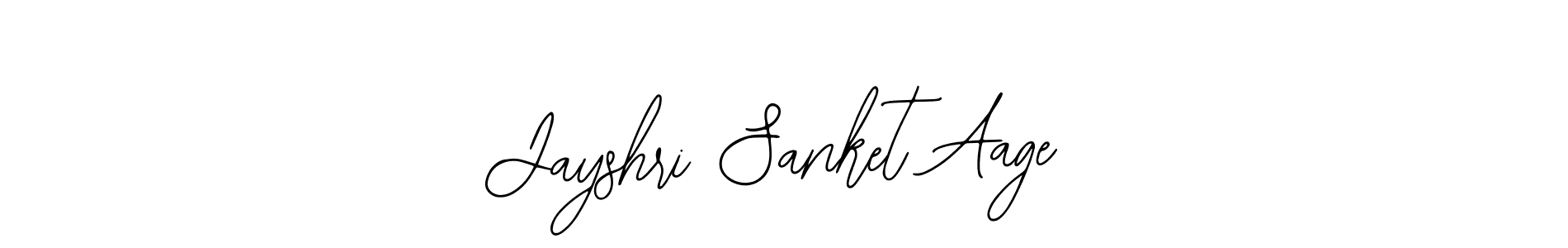 It looks lik you need a new signature style for name Jayshri Sanket Aage. Design unique handwritten (Bearetta-2O07w) signature with our free signature maker in just a few clicks. Jayshri Sanket Aage signature style 12 images and pictures png