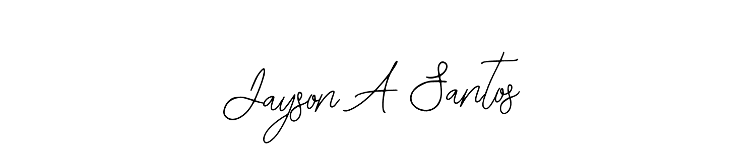 Once you've used our free online signature maker to create your best signature Bearetta-2O07w style, it's time to enjoy all of the benefits that Jayson A Santos name signing documents. Jayson A Santos signature style 12 images and pictures png