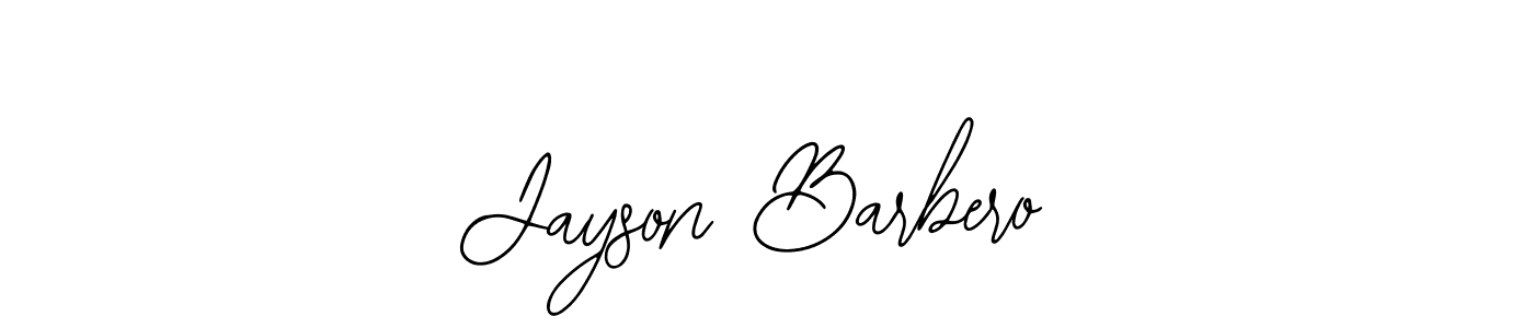 Bearetta-2O07w is a professional signature style that is perfect for those who want to add a touch of class to their signature. It is also a great choice for those who want to make their signature more unique. Get Jayson Barbero name to fancy signature for free. Jayson Barbero signature style 12 images and pictures png