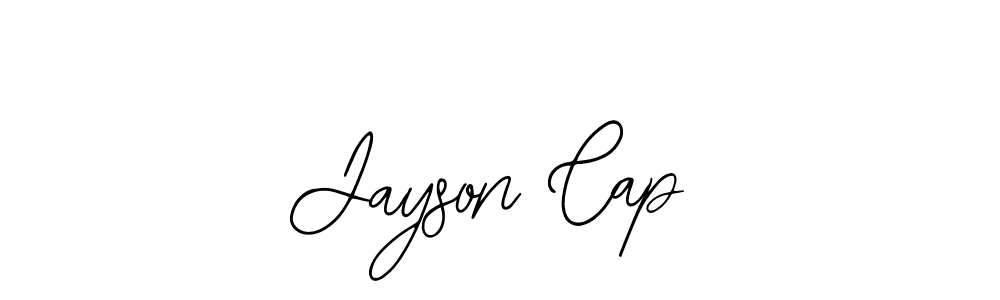 Design your own signature with our free online signature maker. With this signature software, you can create a handwritten (Bearetta-2O07w) signature for name Jayson Cap. Jayson Cap signature style 12 images and pictures png