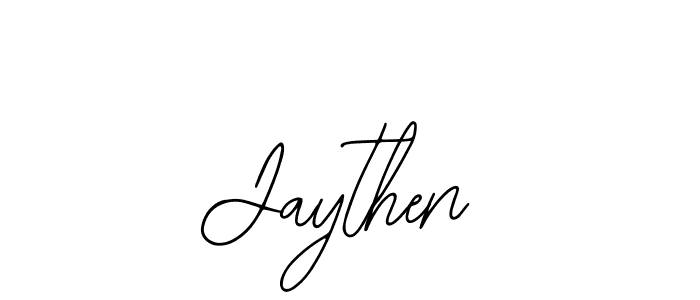 Make a beautiful signature design for name Jaythen. With this signature (Bearetta-2O07w) style, you can create a handwritten signature for free. Jaythen signature style 12 images and pictures png