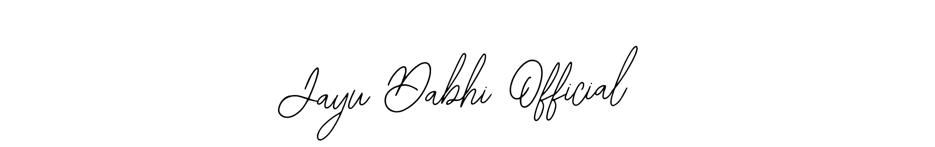 The best way (Bearetta-2O07w) to make a short signature is to pick only two or three words in your name. The name Jayu Dabhi Official include a total of six letters. For converting this name. Jayu Dabhi Official signature style 12 images and pictures png