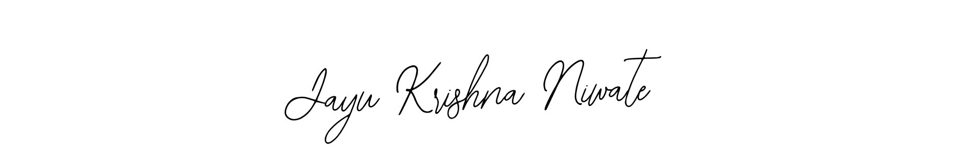 Once you've used our free online signature maker to create your best signature Bearetta-2O07w style, it's time to enjoy all of the benefits that Jayu Krishna Niwate name signing documents. Jayu Krishna Niwate signature style 12 images and pictures png