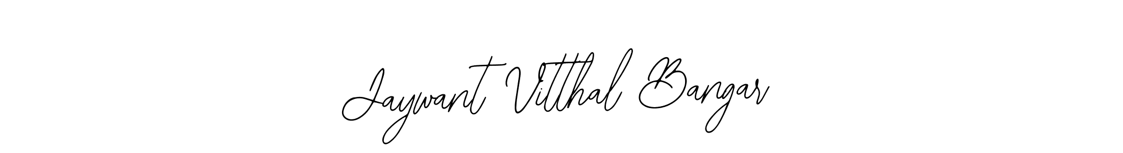 How to make Jaywant Vitthal Bangar signature? Bearetta-2O07w is a professional autograph style. Create handwritten signature for Jaywant Vitthal Bangar name. Jaywant Vitthal Bangar signature style 12 images and pictures png