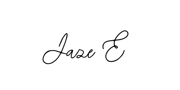 Make a beautiful signature design for name Jaze E. With this signature (Bearetta-2O07w) style, you can create a handwritten signature for free. Jaze E signature style 12 images and pictures png